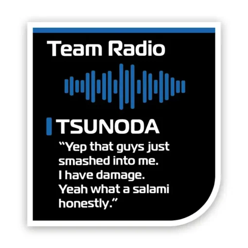 Team Radio  - Yuki Tsunoda