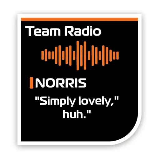 Team Radio  - Norris Simply Lovely