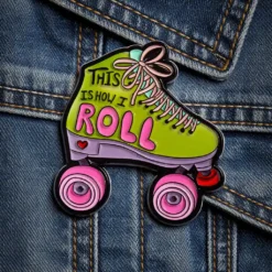 Alternative view of This Is How I Roll- Brooch Enamel Pin - Brooch Enamel Pin