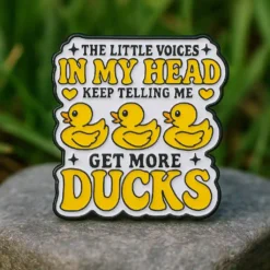 Alternative view of The Little Voices- Brooch Enamel Pin - Brooch Enamel Pin