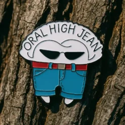 Oral High Jean- Brooch Enamel Pin - Brooch Enamel Pin