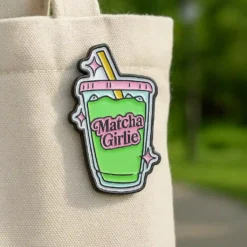 Alternative view of Match Girlie- Brooch Enamel Pin - Brooch Enamel Pin