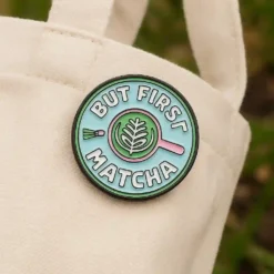 But First Matcha- Brooch Enamel Pin - Brooch Enamel Pin