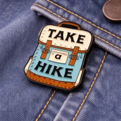 Take A Hike- Brooch Enamel Pin - Brooch Enamel Pin