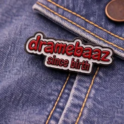 Alternative view of Dramebaaaz- Brooch Enamel Pin - Brooch Enamel Pin