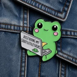 Just Doing My Silly Little Tasks - Brooch Enamel Pin