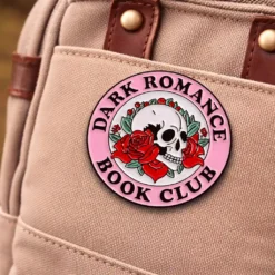 Alternative view of Dark Romance Book Club - Brooch Enamel Pin