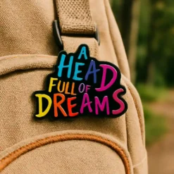 A Headful of Dreams - Brooch Enamel Pin - Brooch Enamel Pin