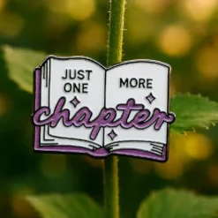 Alternative view of Just One More Chapter - Brooch Enamel Pin