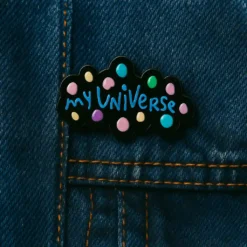 Alternative view of My Universe - Brooch Enamel Pin