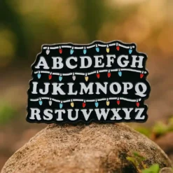 Alternative view of ABCDEF - Brooch Enamel Pin