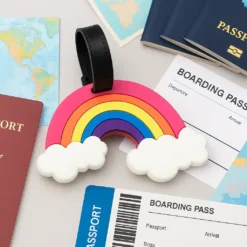 Alternative view of Luggage Tag - Rainbow