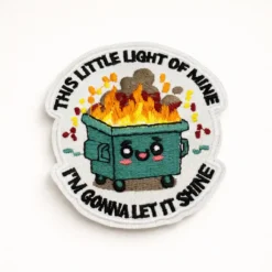 This Little Light of Mine - Embroidered Iron-On Patch