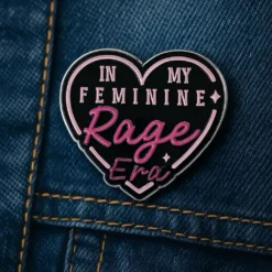 Alternative view of In My Feminine Rage Era - Brooch Enamel Pin
