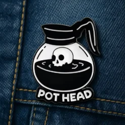 Pothead - Brooch Enamel Pin