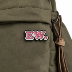 Alternative view of EW - Brooch Enamel Pin