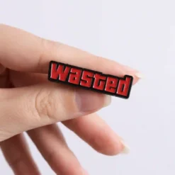Alternative view of Wasted - Brooch Enamel Pin