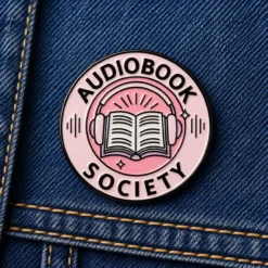 Audiobook Society - Brooch Enamel Pin