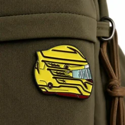 Alternative view of Lewis Helmet  - Brooch Enamel Pin