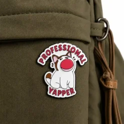 Alternative view of Professional Yapper - Brooch Enamel Pin