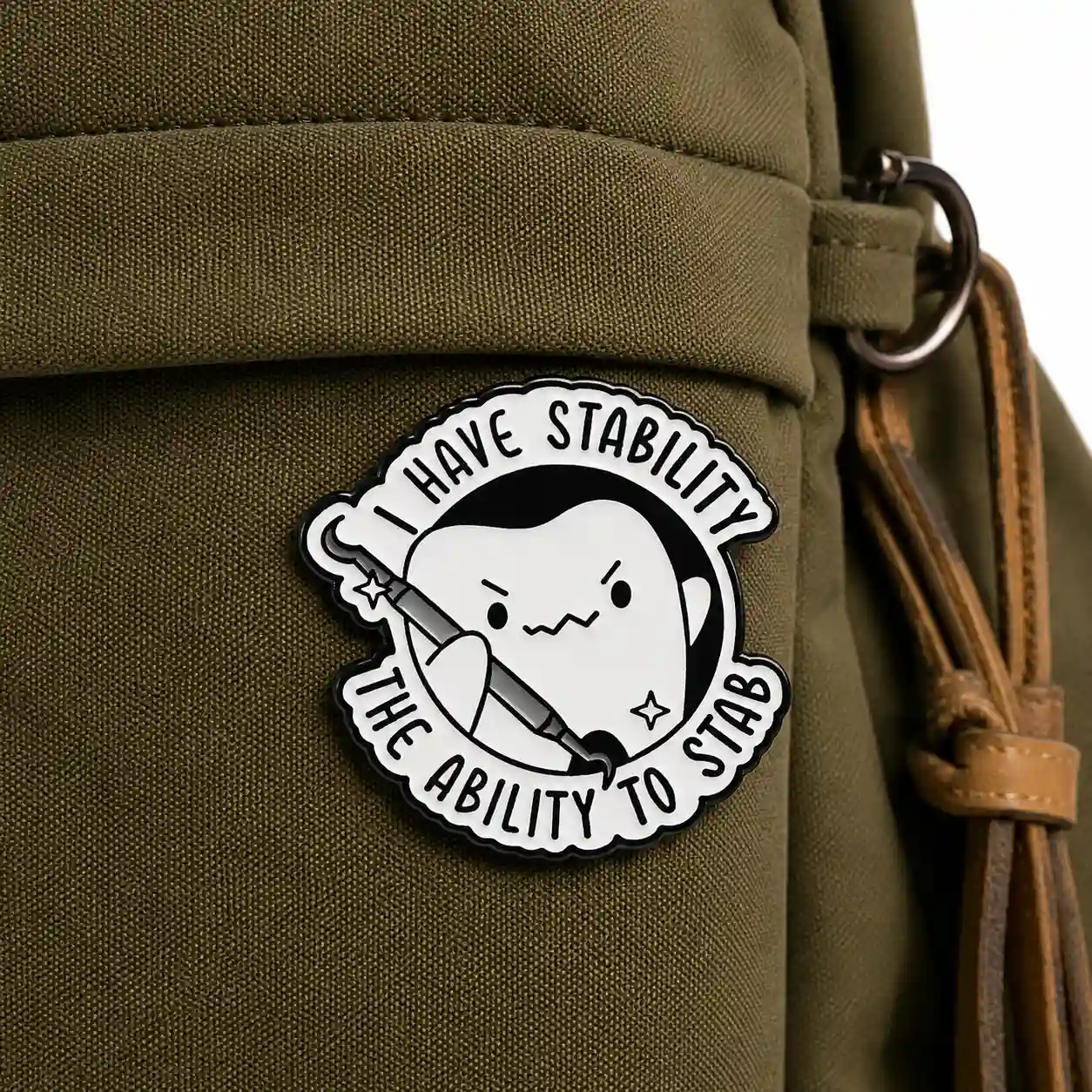 I Have Stability - Brooch Enamel Pin - Image 2