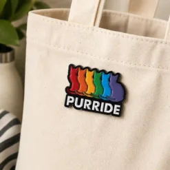Alternative view of Purride - Brooch Enamel Pin