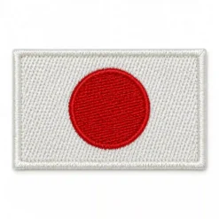 Japan Flag - Embroidered Iron-On Patch