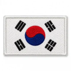 South Korea Flag - Embroidered Iron-On Patch