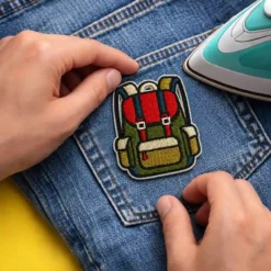 Alternative view of Rucksack - Embroidered Iron-On Patch