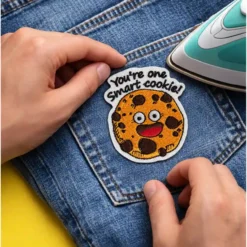 Alternative view of You're One Smart Cookie - Embroidered Iron-On Patch