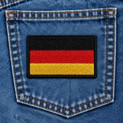 Alternative view of Germany Flag - Embroidered Iron-On Patch