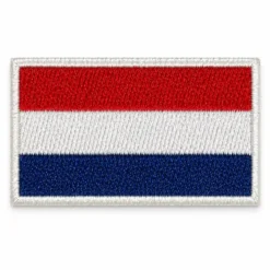 Netherland Flag - Embroidered Iron-On Patch