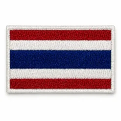 Thailand Flag - Embroidered Iron-On Patch