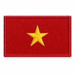 Vietnam Flag - Embroidered Iron-On Patch
