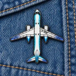 Airplane A320 - Brooch Enamel Pin