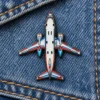 Airplane B737 - Brooch Enamel Pin