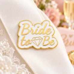 Alternative view of Bride-to-Be - Brooch Enamel Pin