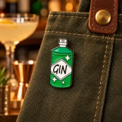 Alternative view of Gin - Brooch Enamel Pin