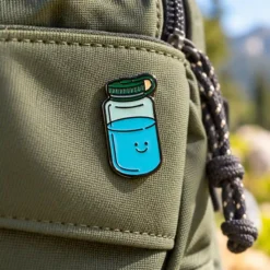 Alternative view of Water - Brooch Enamel Pin